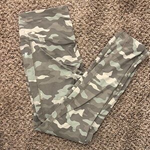 PINK Victoria's Secret Camouflage Leggings - Gray and Green